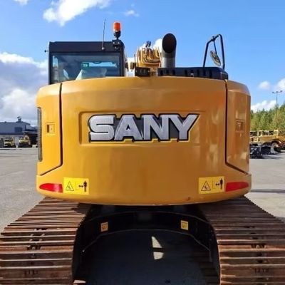 มินิ ไฮดรอลิก ใช้ Sany Excavator SANY155U เครื่องขุดก่อสร้างเก่า