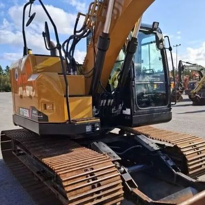 มินิ ไฮดรอลิก ใช้ Sany Excavator SANY155U เครื่องขุดก่อสร้างเก่า