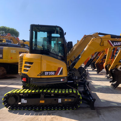 เครื่องขุดดินแบบไฮดรอลิก SANY 35U เครื่องขนดิน 3780 kg