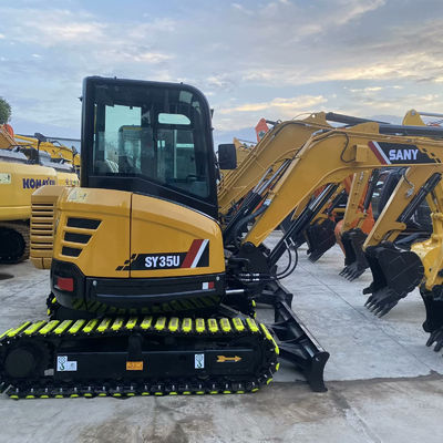 เครื่องขุดดินแบบไฮดรอลิก SANY 35U เครื่องขนดิน 3780 kg