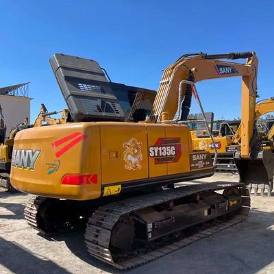 ใช้ SANY SY135 Excavator ความแข็งแรงสูง Excavator เก่าไฮดรอลิก Crawler
