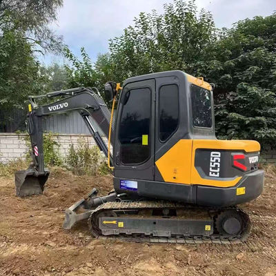 2000 รอบต่อนาที 36.5kw วอลโว EC55D ถังมือสอง อุปกรณ์ก่อสร้าง