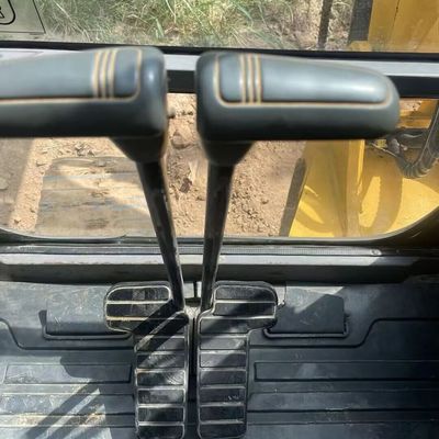 สีเหลืองใช้ XCMG Excavator Digger Xcmg 60DA เครื่องขุดขยะขี่ขนาดเล็ก