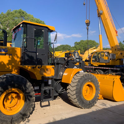 5 ตัน Xcmg ZL50GN เครื่องบรรทุกด้านหน้าที่ใช้ เครื่องจักรกลหนักสําหรับขนส่งอิฐ