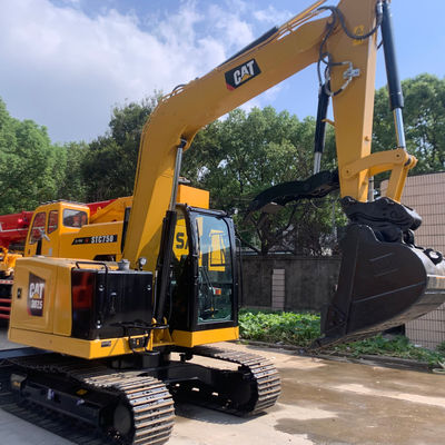 เครื่องขุดชนิด Crawler ใช้ CAT307.5 เครื่องขุด Caterpillar เก่าที่มีถัง Backhoe
