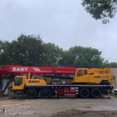45m ยก Sany 750 เครนมือสอง 75 ตัน สําหรับการก่อสร้างและอาคาร