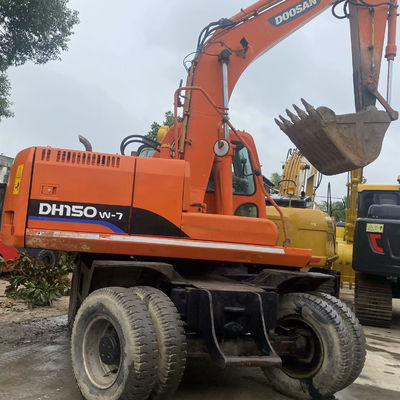 Doosan 150w-7 เครื่องขุดล้อมือสอง เครื่องขุดไฮดรอลิก